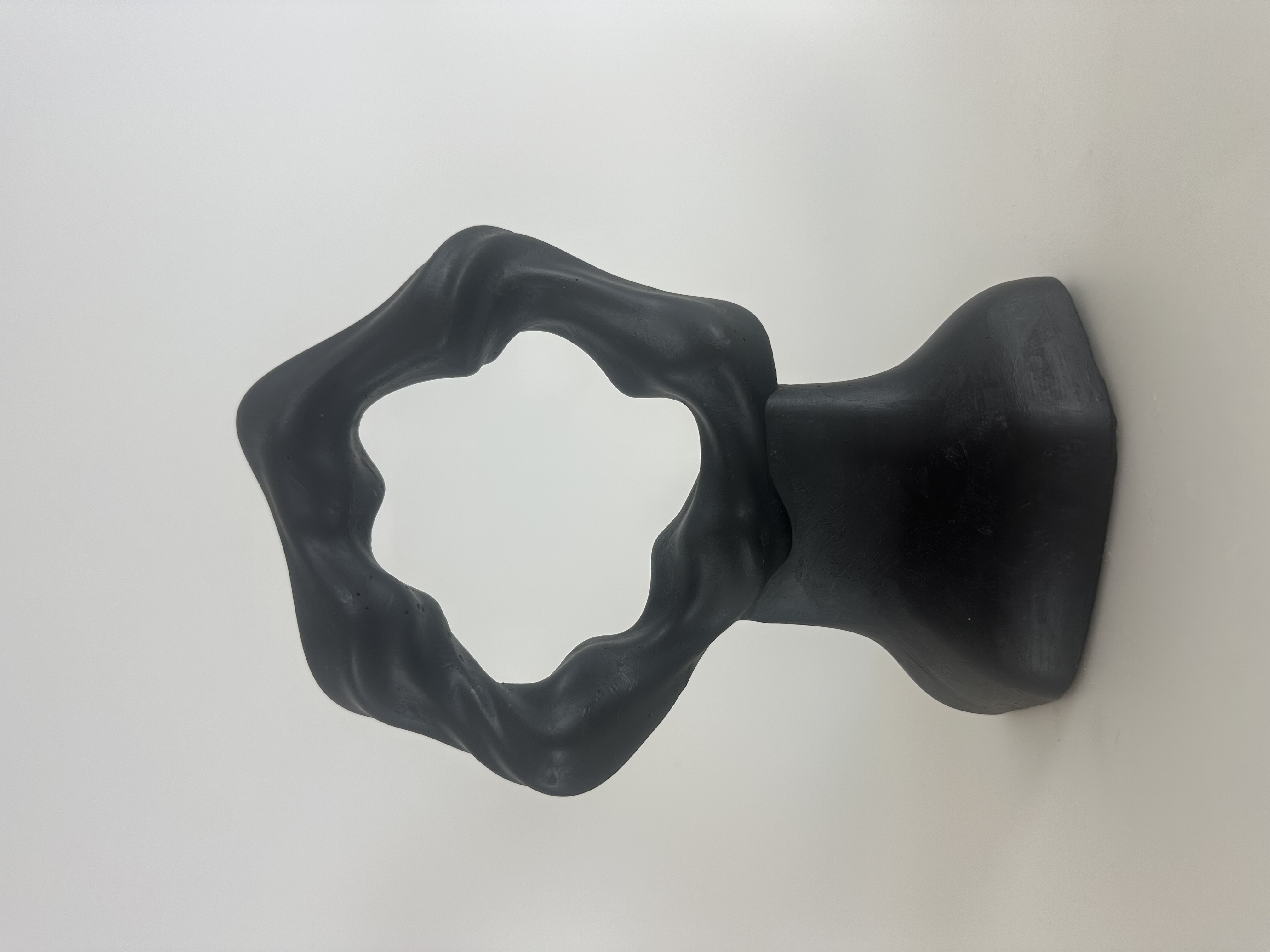 Flow Noir Ceramic Sculpture